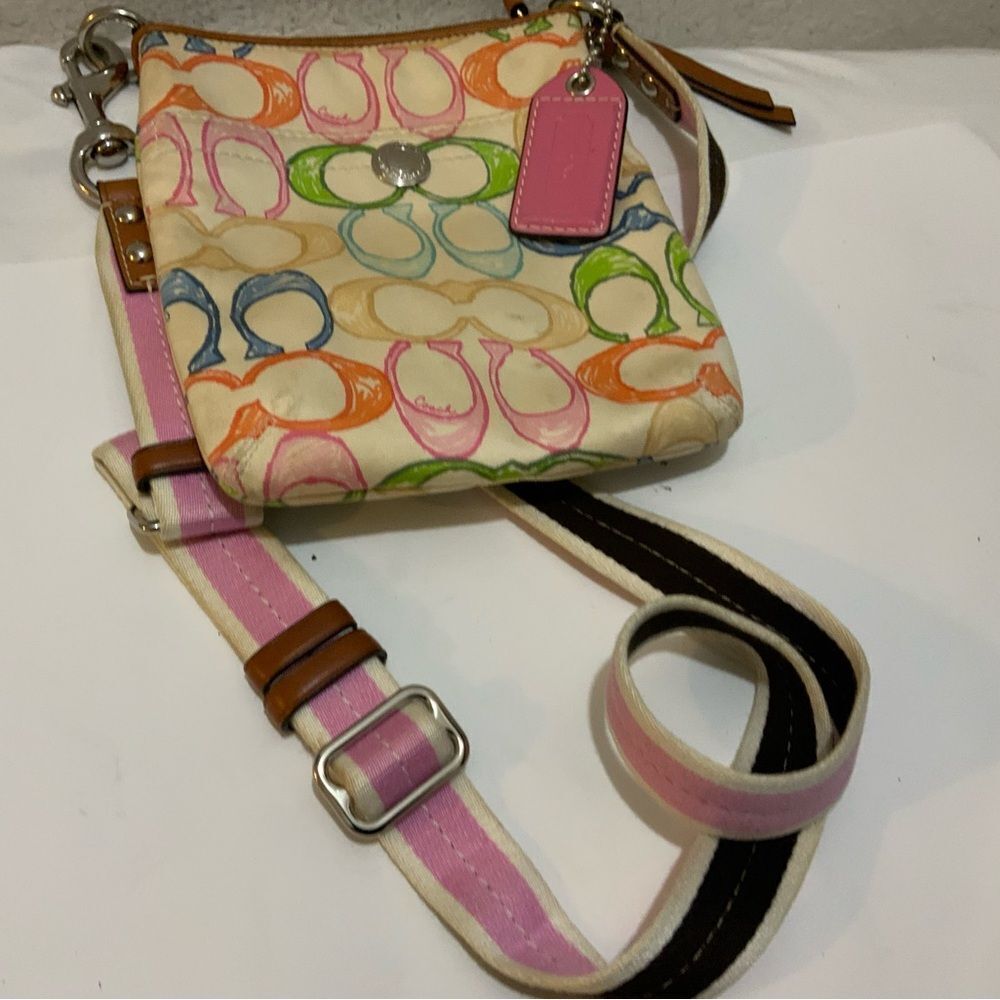 Coach Signature Fabric Crossbody Messenger